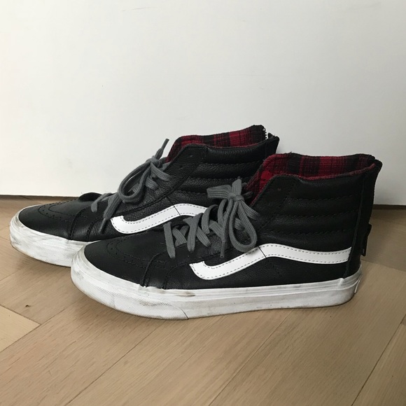 high top vans with zipper